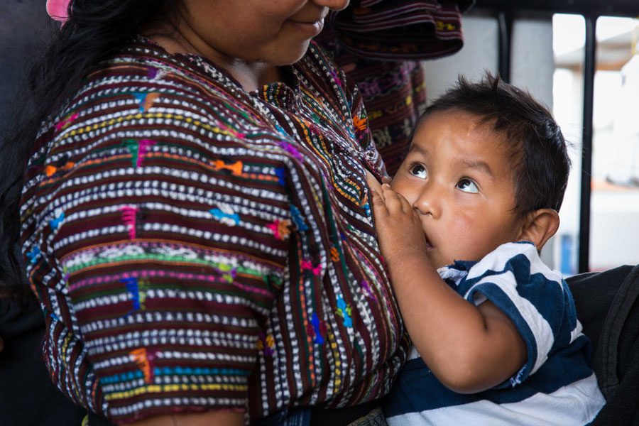 guatemala boy breastfeeding mother