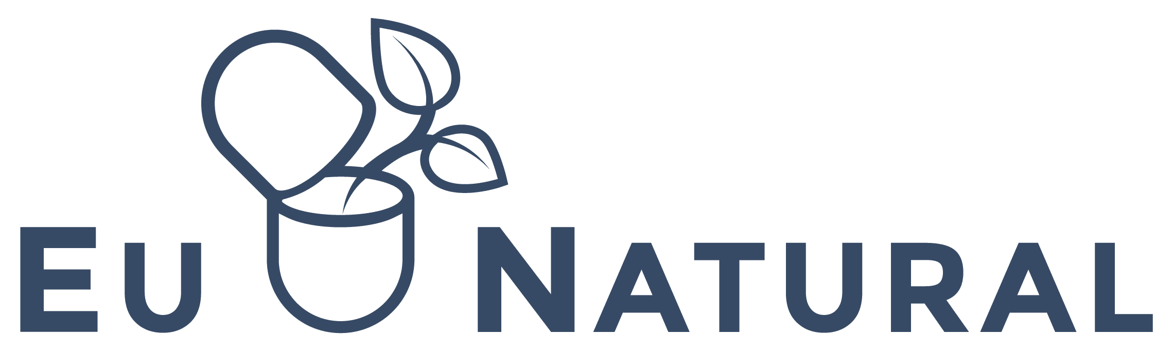 Dark blue Eu Natural logo