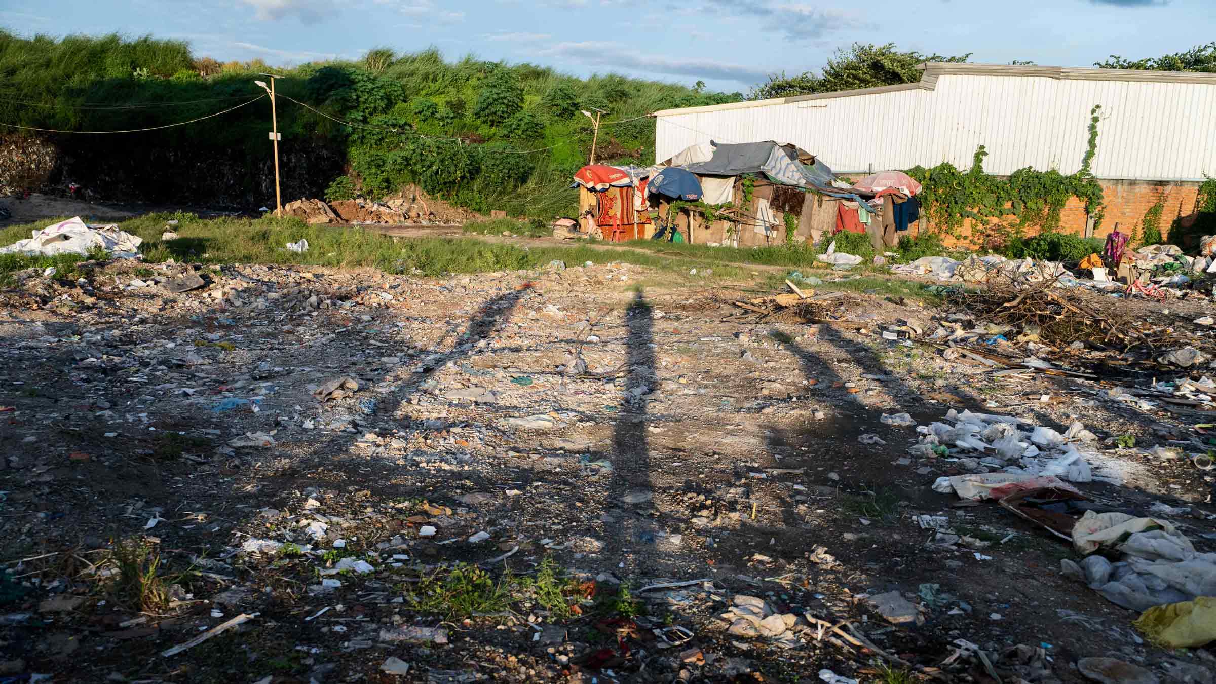 The Phnom Penh landfill is home to a community of scavengers that sort through garbage for income