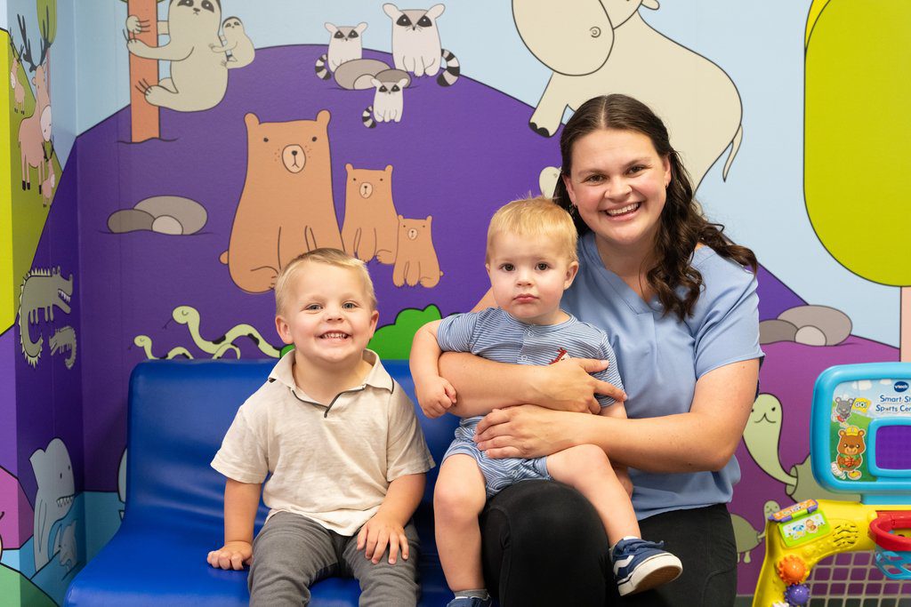 Beth with PJ and Wally.